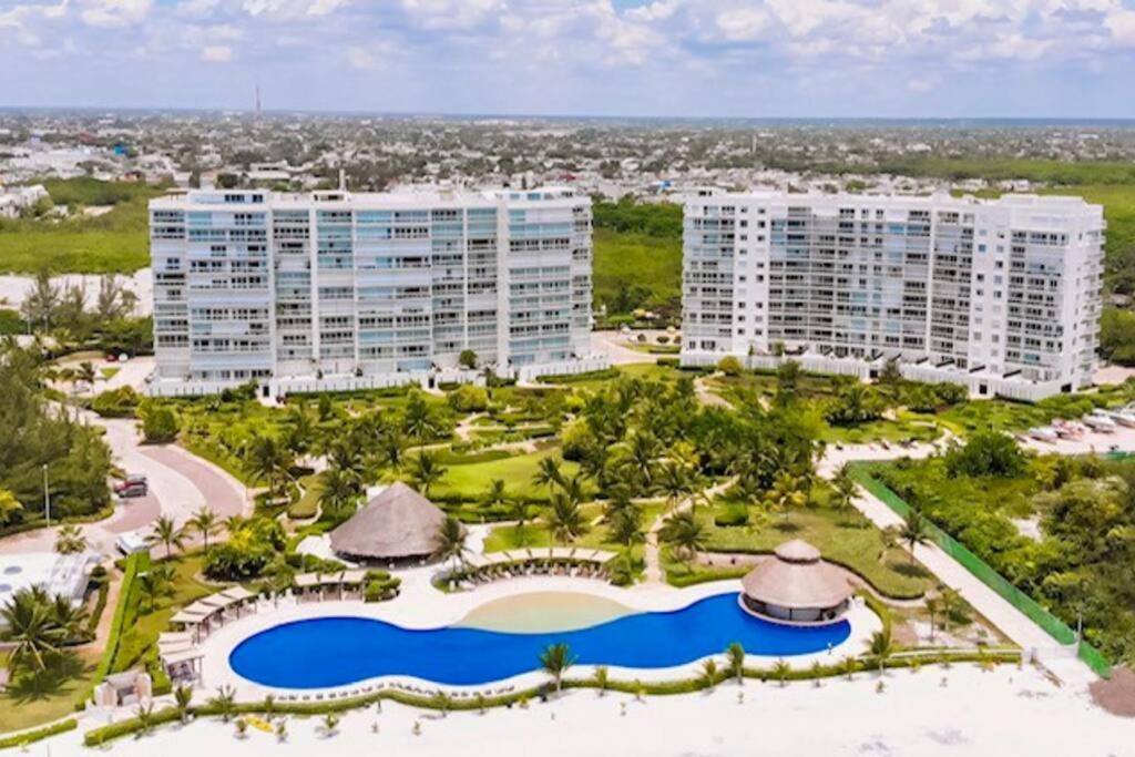 Reef Beachfront 3Bdr Apartment By Casa Paraiso Cancun Ngoại thất bức ảnh