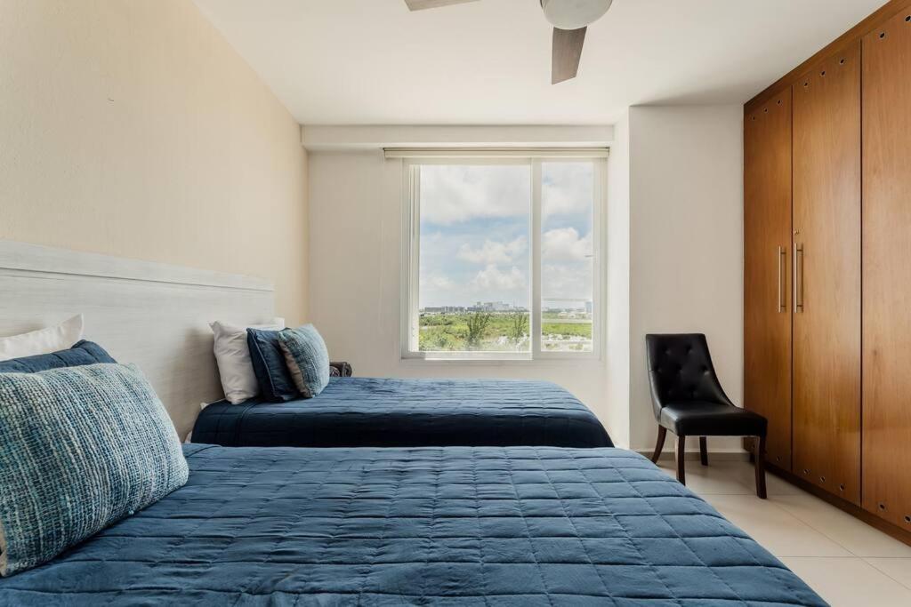 Reef Beachfront 3Bdr Apartment By Casa Paraiso Cancun Ngoại thất bức ảnh