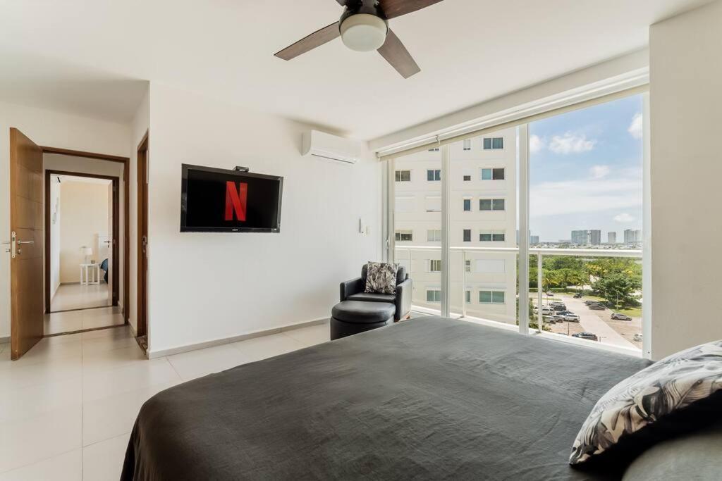 Reef Beachfront 3Bdr Apartment By Casa Paraiso Cancun Ngoại thất bức ảnh