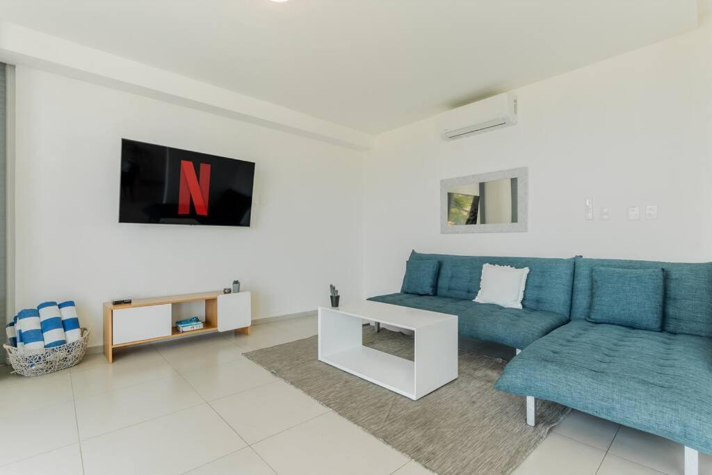 Reef Beachfront 3Bdr Apartment By Casa Paraiso Cancun Ngoại thất bức ảnh