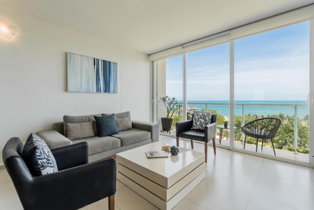 Reef Beachfront 3Bdr Apartment By Casa Paraiso Cancun Ngoại thất bức ảnh